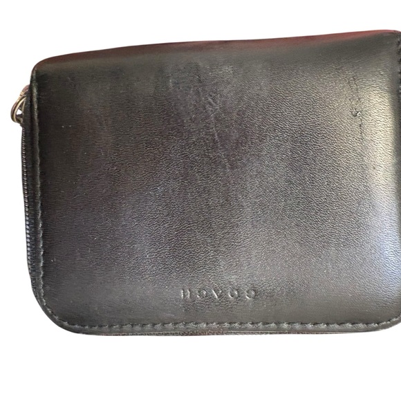 Coach vintage Black Leather small mini Zip Wallet - Picture 6 of 9